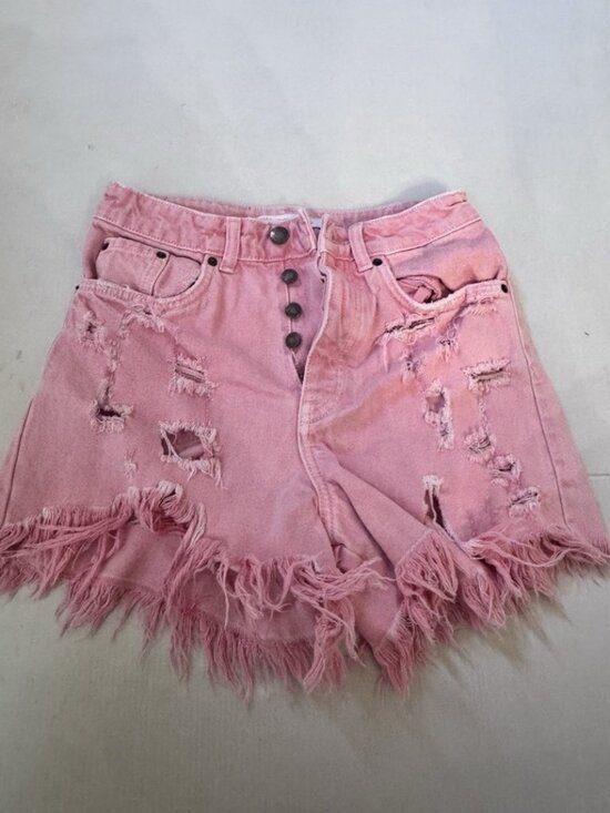 Pants - Trafaluc‎ Shorts Pink Cutoff Shorts Women'sFly